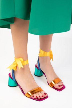 کفش پاشنه بلند کلاسیک صورتی زنانه چرم مصنوعی پاشنه کوتاه ( 4 - 1 cm ) پاشنه ساده کد 674442718