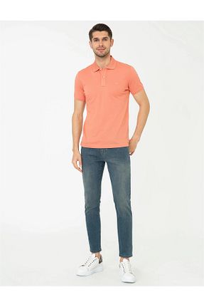 تیشرت نارنجی مردانه اسلیم فیت Pierre Cardin - کد 800020270