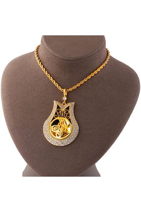 گردنبند جواهر طلائی زنانه روکش طلا Yıldız Gold İmitasyon - کد 72021221