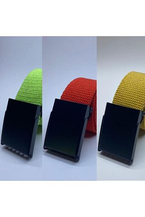 کمربند رنگی زنانه پارچه ای Trend Deri - کد 383683525