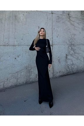 لباس مشکی زنانه بافتنی VOOLSTYLE - کد 790519045