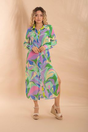 لباس بنفش زنانه بافتنی Bonitas Beachwear - کد 688514682