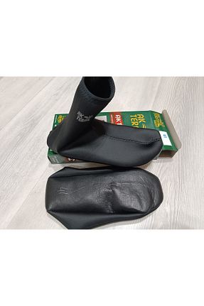 بوت خانگی مشکی زنانه پارچه ای termal mest - کد 800187780