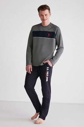 ست لباس راحتی طوسی مردانه لیسانس دار	 U.S. Polo Assn. - کد 800184477