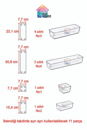 نظم دهنده کمد سفید اکریلیک کد 728606779