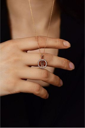 گردنبند نقره صورتی زنانه 925 عیار Roza Silver - کد 800234817