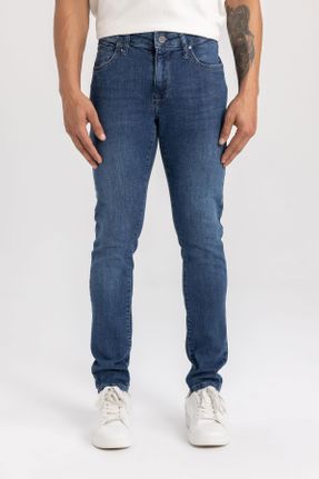 شلوار جین آبی مردانه استاندارد کد 800402394
