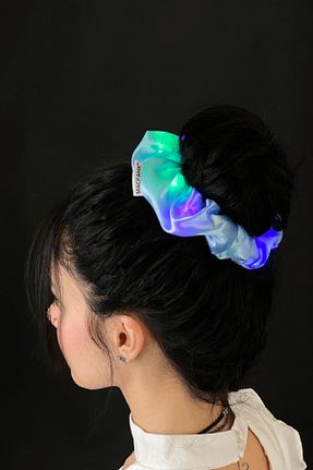 گیره سر بژ زنانه ساتن Macfame - کد 104989084