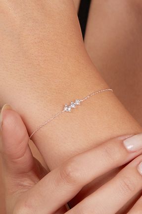 دستبند نقره زنانه 925 عیار Elika Silver - کد 800535965