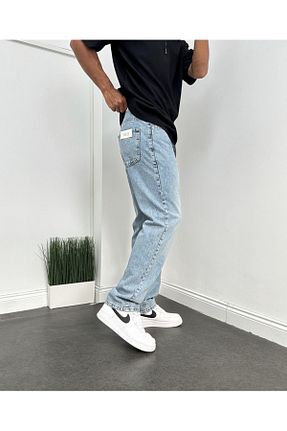 شلوار آبی مردانه پنبه ای Denim Shorty - کد 738853131