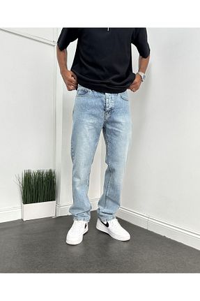 شلوار آبی مردانه پنبه ای Denim Shorty - کد 738853131
