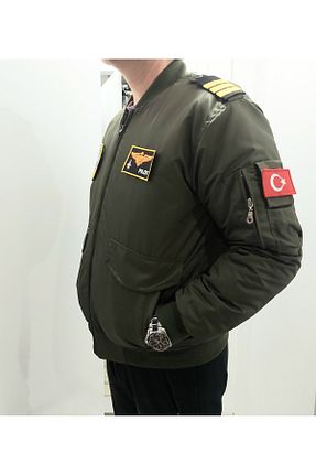 کاپشن سبز زنانه رگولار Havacı Uçuş Dünyası - کد 800652343