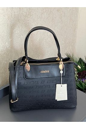 کیف دوشی مشکی زنانه چرم مصنوعی Armine - کد 800554098