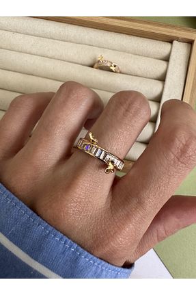 انگشتر جواهر زرد زنانه زیرکن ringbox - کد 757032957