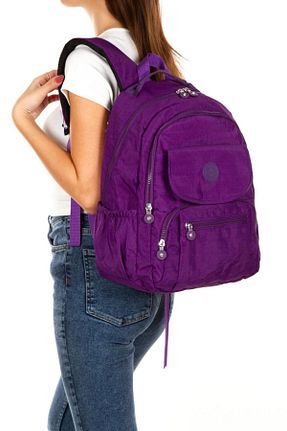 کیف مدرسه بنفش زنانه پارچه ای RUBBAG - کد 800864867