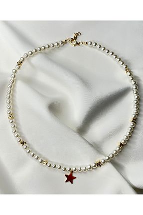 گردنبند مروارید نباتی Ebru Atelier - کد 800736996