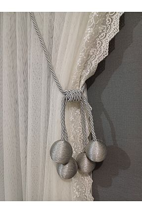 اکسسوری پرده طوسی venedik home - کد 698120946