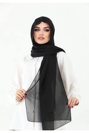 روسری مشکی شیفون zocac - کد 701110371