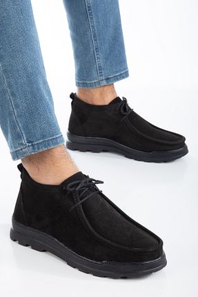 بوت / نیم بوت طوسی مردانه چرم خالص YADE MODA - کد 787329236