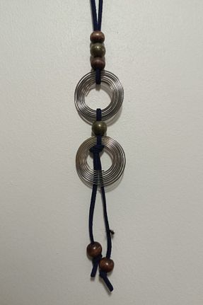 گردنبند جواهر طوسی زنانه منجق Caelo - کد 800925210