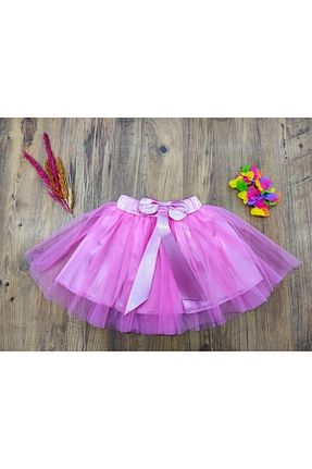دامن صورتی بچه گانه پلی استر Nacar - کد 267900918