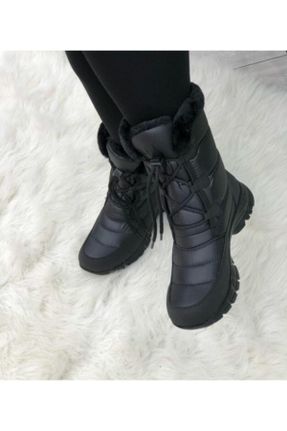 بوت برفی مشکی زنانه پارچه نساجی Gore-Tex کد 66221830