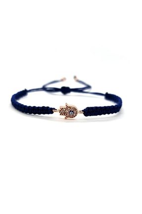 دستبند جواهر سرمه ای زنانه زیرکن Pag accessories - کد 672689522