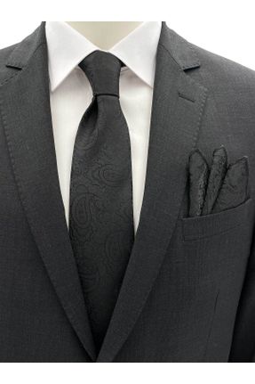 کراوات مشکی مردانه پلی استر Standart کد 801175077