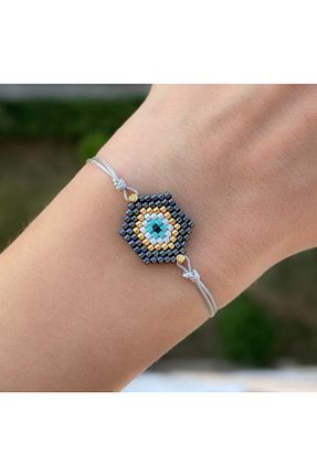 دستبند جواهر طوسی زنانه منجق Afrika Butik - کد 105775244