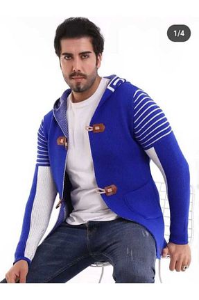 رویه سایز بزرگ آبی مردانه اکریلیک bfors halil triko - کد 792642505