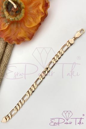 دستبند استیل طلائی زنانه فولاد ( استیل ) کد 105743288