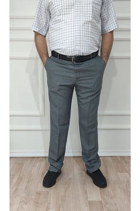 شلوار سایز بزرگ طوسی مردانه بافتنی nacar çarşı - کد 117555467