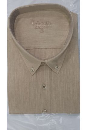 پیراهن سایز بزرگ بژ مردانه سایز بزرگ Cristallo - کد 106891164