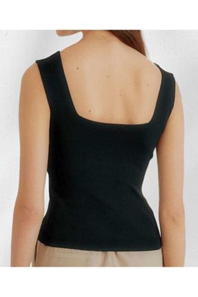 بادی مشکی زنانه یقه مربعی MODA - کد 800553345