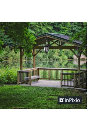 روشنایی باغچه زرد fullreyon - کد 800624774
