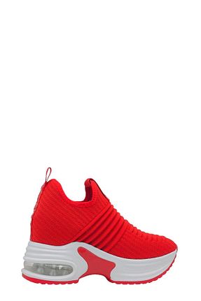 کفش اسنیکر قرمز زنانه بدون بند Moulin Shoes - کد 801079979