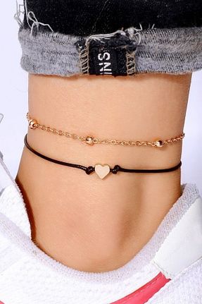 خلخال جواهر رنگی زنانه شیشه İsabella Accessories - کد 668340463