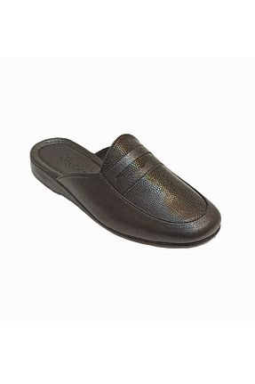 دمپائی خانگی مشکی مردانه چرم مصنوعی Modazirve - کد 464322083
