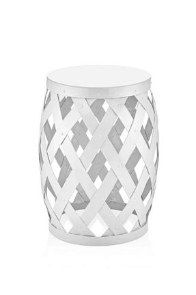 میز عسلی سفید فلزی The Mia - کد 800890253