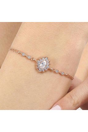 دستبند نقره بژ زنانه 925 عیار Mia Vento - کد 801112775