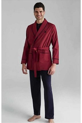 ست لباس راحتی قهوه ای مردانه ساده U.S. Polo Assn. - کد 801212054