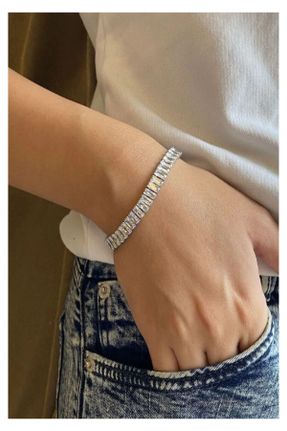 دستبند استیل زنانه فولاد ( استیل ) کد 101004197