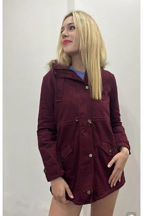 کاپشن زرشکی زنانه Relaxed Bohemian - کد 800673795