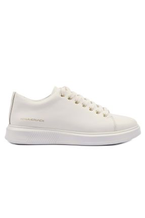 کفش کژوال سفید مردانه چرم طبیعی پاشنه کوتاه ( 4 - 1 cm ) پاشنه ساده کد 444074311