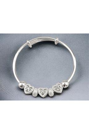 دستبند نقره سفید زنانه 925 عیار ÖZDE - کد 800703319