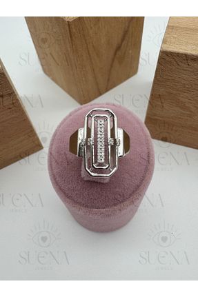 انگشتر نقره زنانه زیرکن suena - کد 800705379