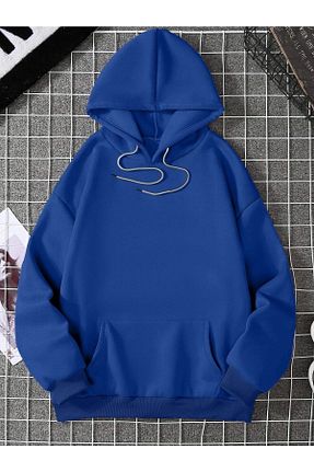 سوئیشرت آبی زنانه چاپی DAXİS Sportwear Company - کد 645179181