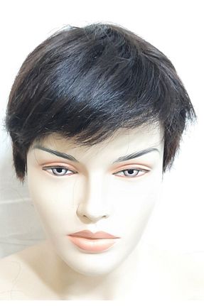 کلاه گیس قهوه ای زنانه İsmet peruk - کد 688273822