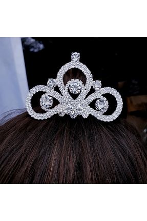 تاج سفید بچه گانه سنگ کریستال MAGRİB - کد 800893586