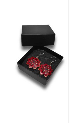 گوشواره جواهر قرمز PrestigeSO - کد 800907856